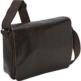 8th line()/Wetlook Messenger/(Brown)/(NL103398)/Messenger Bags