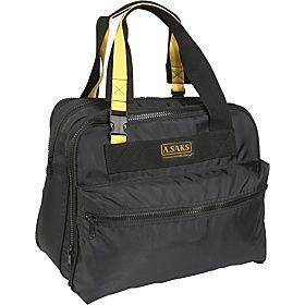 A. Saks()/EXPANDABLE 16in Deluxe Tote Bag/(Black)/(AE-16)/Luggage