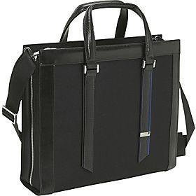 Aaron Irvin(アーロン アーヴィン)/Nylon Square Zipper Laptop Brief/(Black)/(AA-NSB)/Electronics Cases