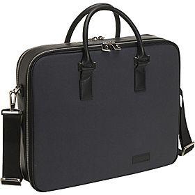 Aaron Irvin(アーロン アーヴィン)/Canvas Double Zip Brief/(Black)/(AA-CDZB)/Business & Laptop