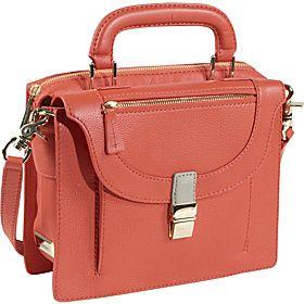 Botkier(ボトキエ)/Leon Top Handle Small Satchel/(Persimmon)/(1214113-H)/Designer Handbags