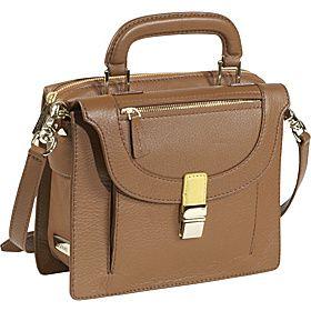 Botkier(ボトキエ)/Leon Top Handle Small Satchel/(Tobacco)/(1214113-H)/Designer Handbags