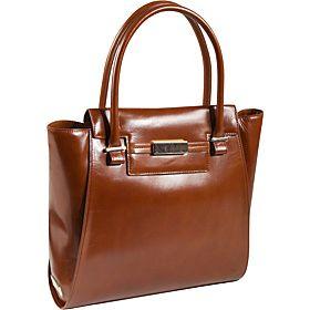 Botkier(ボトキエ)/Nicola Wooden Plaque Flap Tote/(Cognac)/(1213820-H)/Handbags