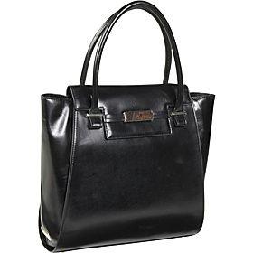 Botkier(ボトキエ)/Nicola Wooden Plaque Flap Tote/(Noir)/(1213820-H)/Handbags