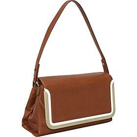 Botkier(ボトキエ)/Misha Metal Edge Multi-Textured Shoulder Bag/(Cinnamon)/(1112953-H)/Designer Handbags