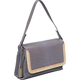 Botkier(ボトキエ)/Misha Metal Edge Multi-Textured Shoulder Bag/(Cobble Snake)/(1112953-H)/Designer Handbags