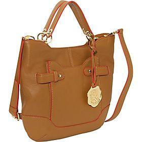 Vince Camuto(ヴィンス カムート)/George Pebble Leather Contrast Edge Crossbody/(CAMEL/GRAPE)/(VIN1058)/Handbags