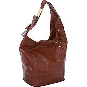 Vince Camuto(ヴィンス カムート)/Dylan Washed Lamb Leather Bow Hobo/(Saddle)/(VIN1054)/Hobos