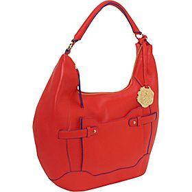 Vince Camuto(ヴィンス カムート)/George Pebble Leather Contrast Edge Hobo/(GRAPEFRUIT/COBALT)/(VIN1031)/Hobos