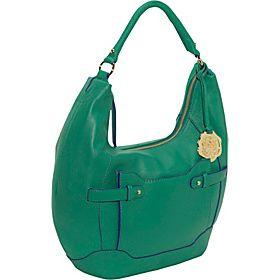 Vince Camuto(ヴィンス カムート)/George Pebble Leather Contrast Edge Hobo/(JADE/COBALT)/(VIN1031)/Hobos