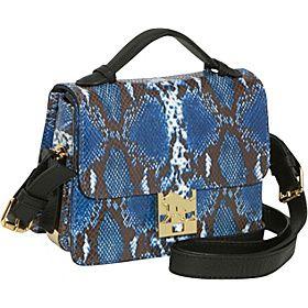 Vince Camuto(ヴィンス カムート)/Kristen 2 Exotic Multi Textured Shoulder Bag/(BLUE PYTHON)/(VIN1029)/Shoulder Bags