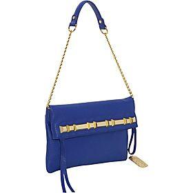 Vince Camuto(ヴィンス カムート)/Yasmin 2 Shark Nappa Oversized Stud Shoulder Bag/(COBALT)/(VIN1073)/Shoulder Bags