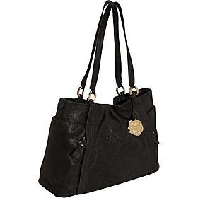 Vince Camuto(ヴィンス カムート)/Cristina Pleated Front Tote/(Black)/(V-CRSTNA-TO)/Totes