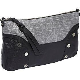 Foley + Corinna(フォリーコリーナ)/FC Lady Linen Clutch/(Gunmetal Linen/Black)/(863312)/Handbags