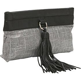 Foley + Corinna(フォリーコリーナ)/Joy Clutch/(Gunmetal Linen/Black)/(865512)/Handbags